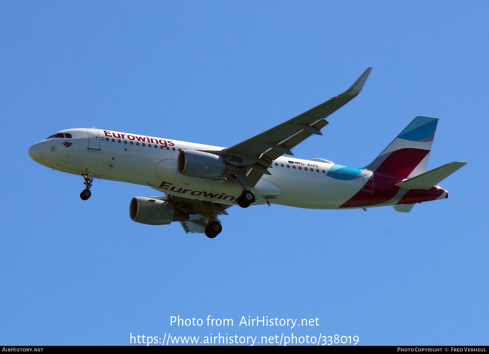 Aircraft Photo of D-AIZS | Airbus A320-214 | Eurowings | AirHistory.net #338019