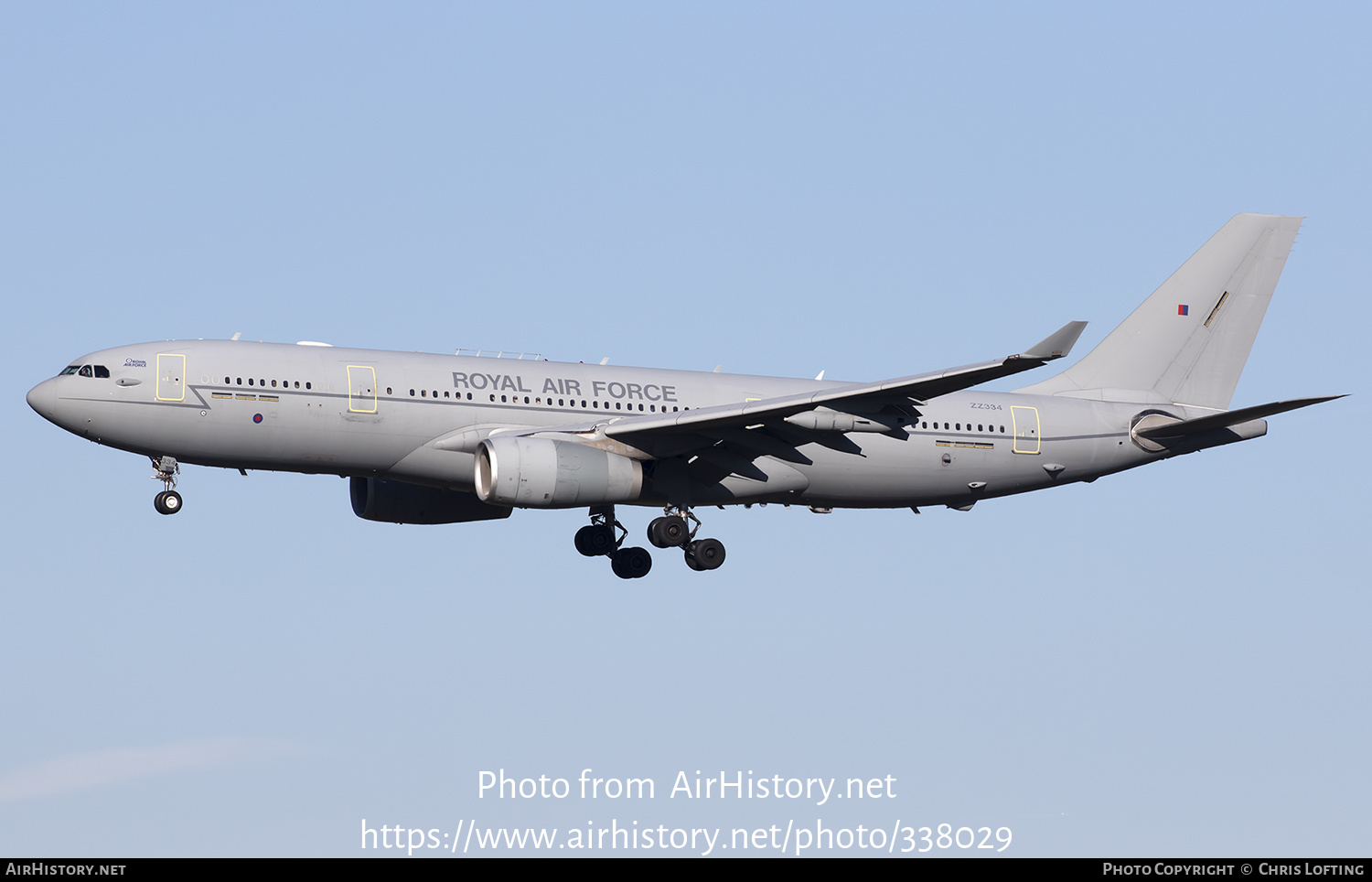 Aircraft Photo of ZZ334 | Airbus A330 Voyager KC3 (A330-243MRTT) | UK - Air Force | AirHistory.net #338029