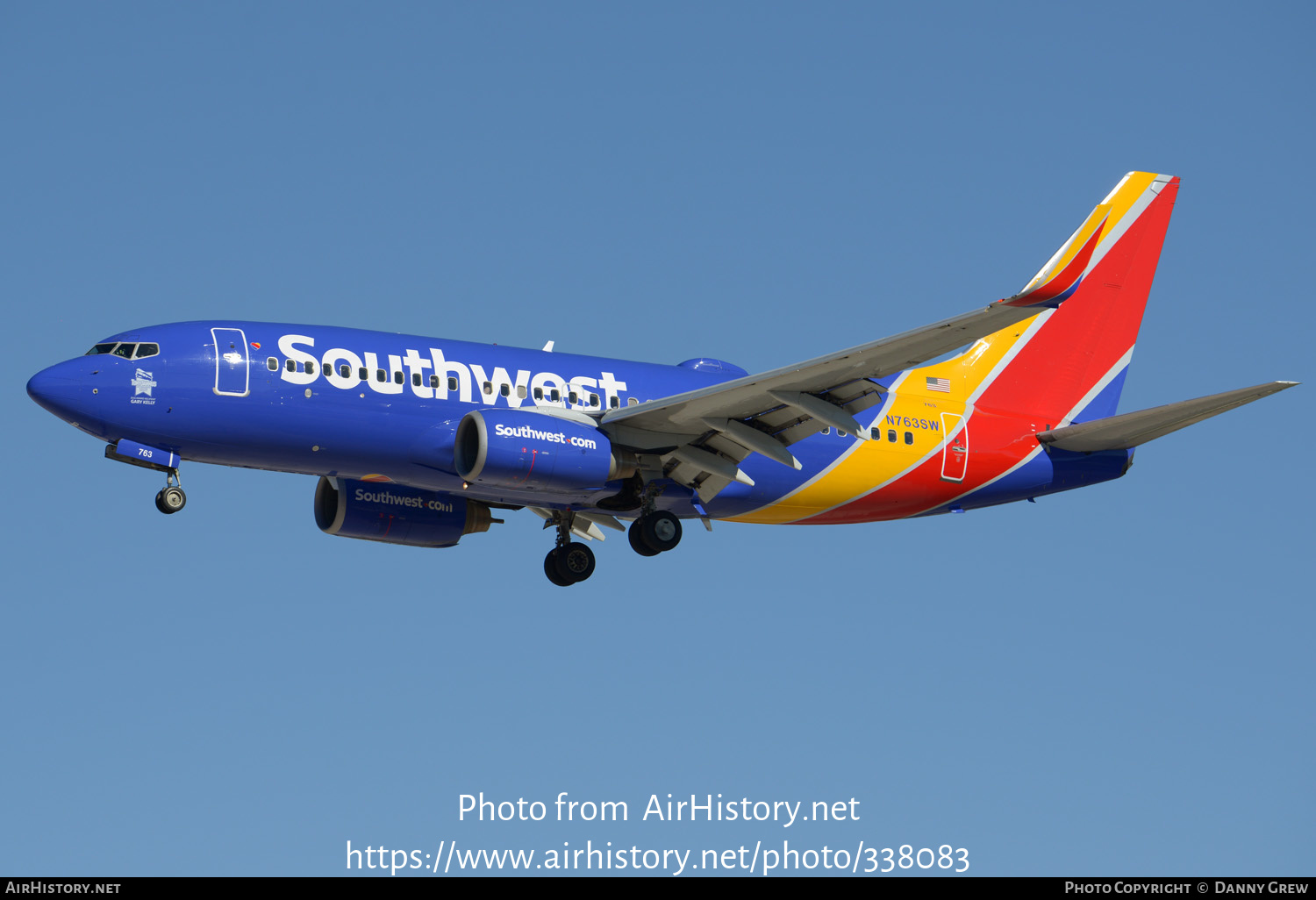 Aircraft Photo of N763SW | Boeing 737-7H4 | Southwest Airlines | AirHistory.net #338083