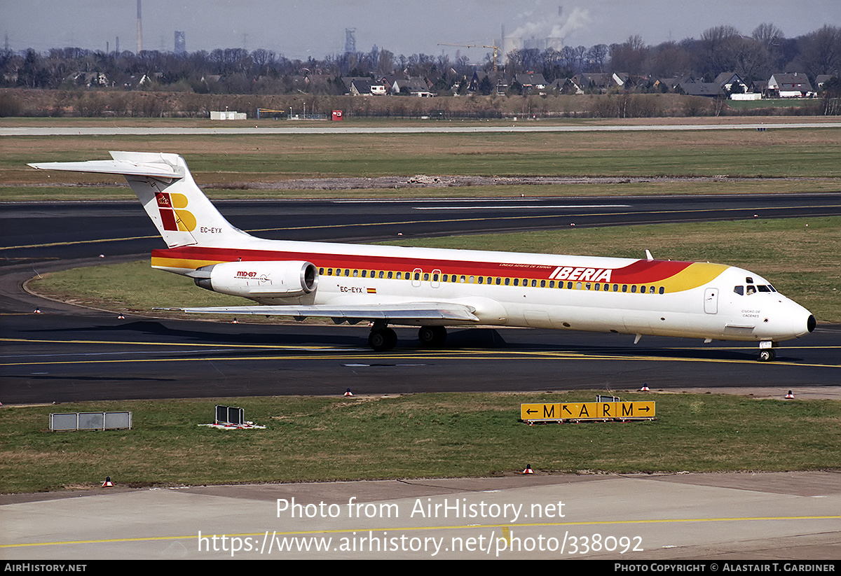 Aircraft Photo of EC-EYX | McDonnell Douglas MD-87 (DC-9-87) | Iberia | AirHistory.net #338092