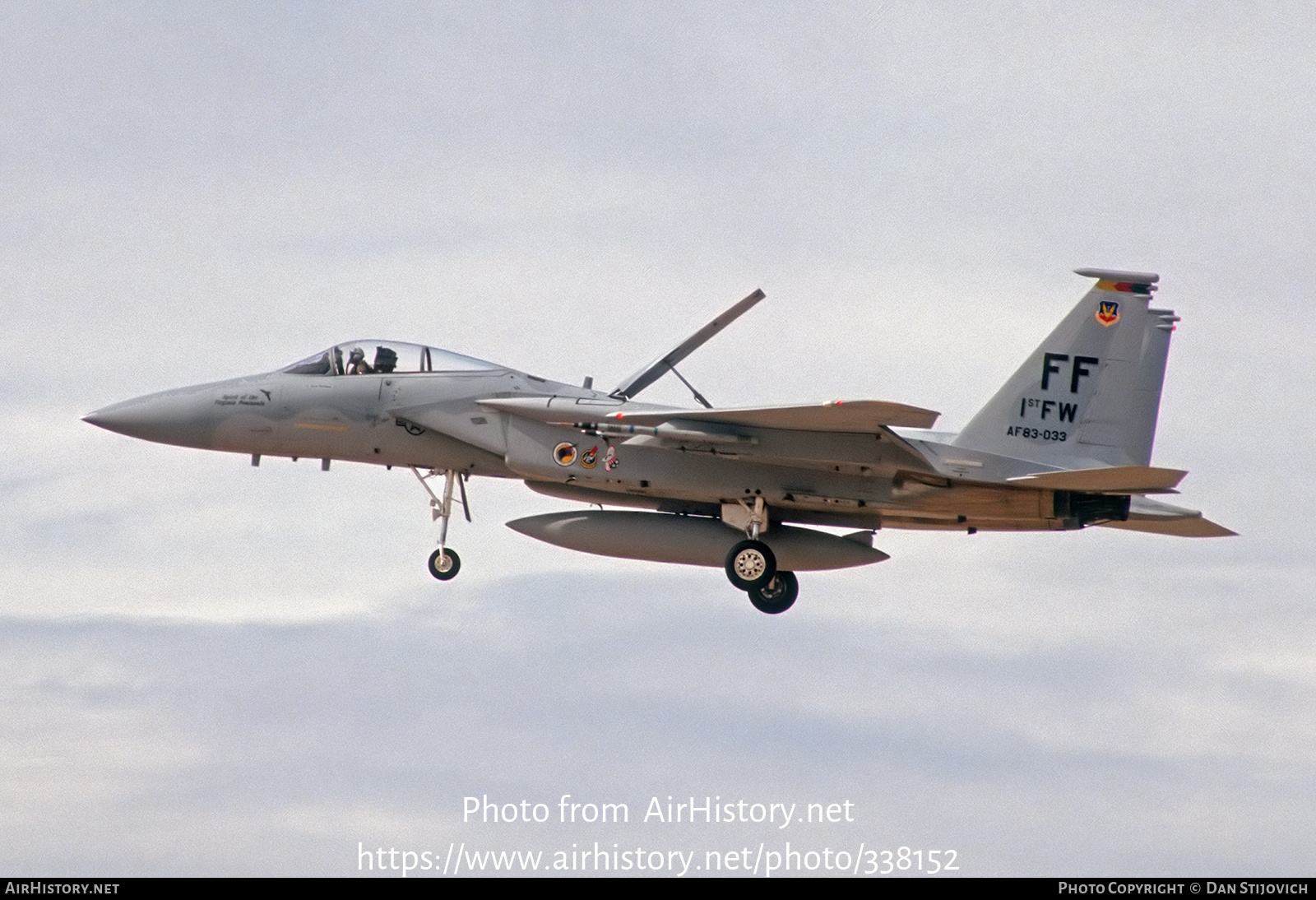 Aircraft Photo of 83-0033 / AF83-033 | McDonnell Douglas F-15C Eagle | USA - Air Force | AirHistory.net #338152