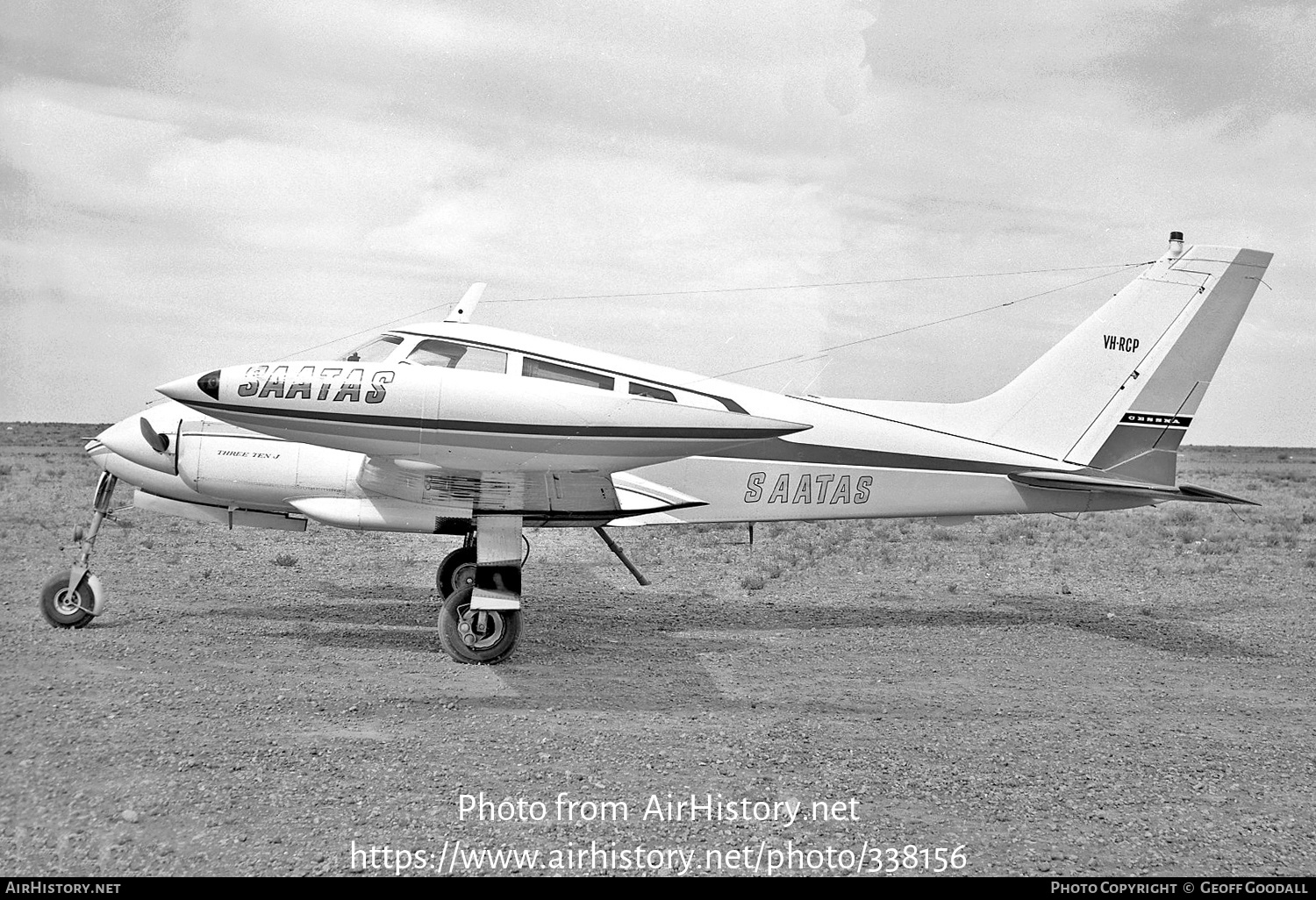 Aircraft Photo of VH-RCP | Cessna 310J | South Australian and Territory Air Services - SAATAS | AirHistory.net #338156