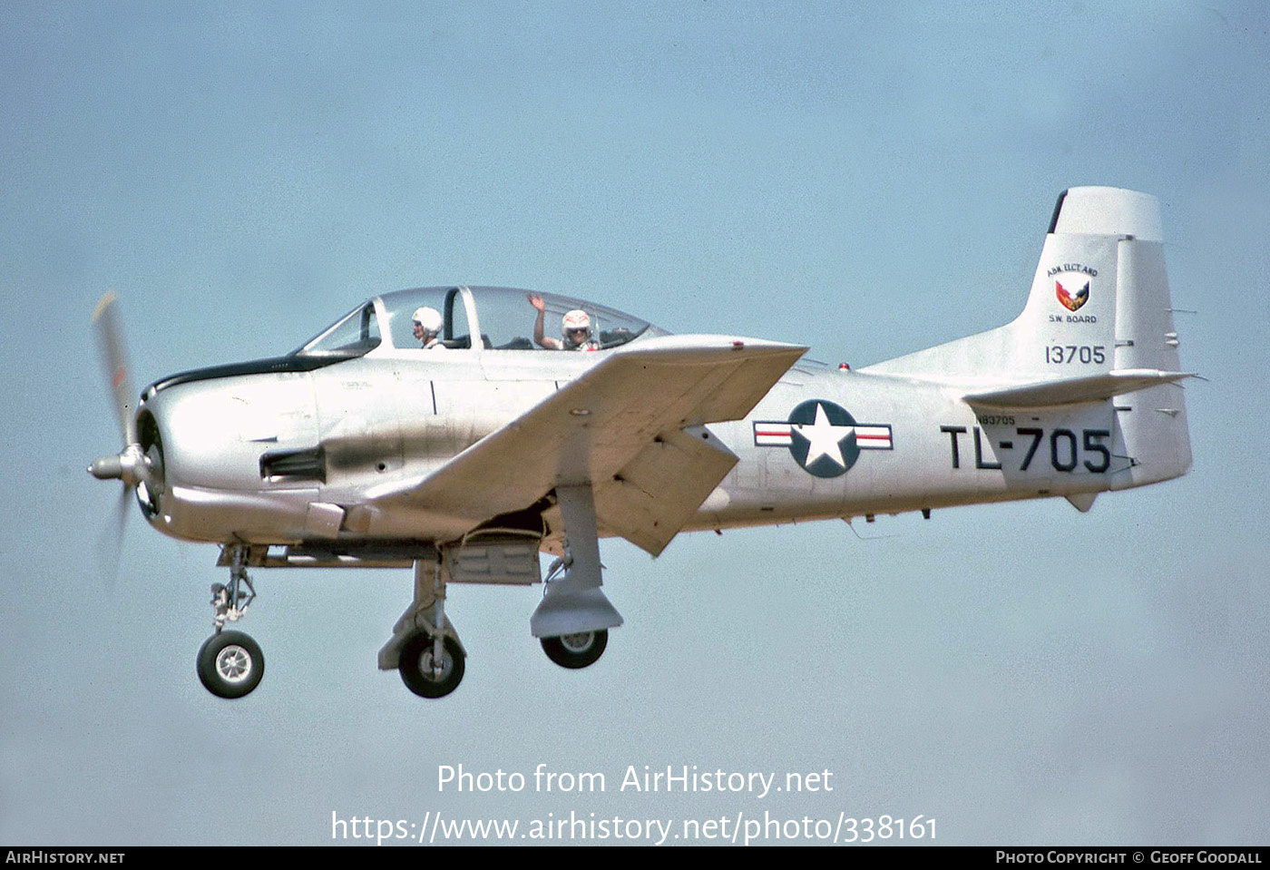 Aircraft Photo of N83705 / 13705 | North American T-28A Trojan | USA - Air Force | AirHistory.net #338161