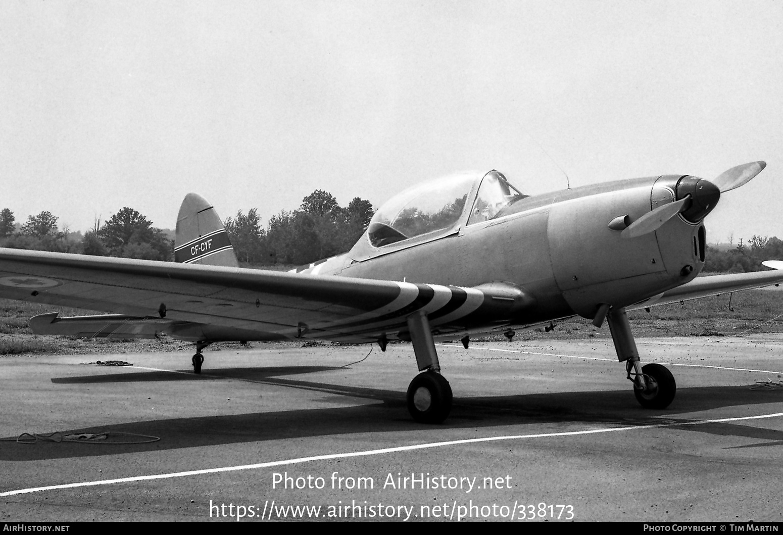 Aircraft Photo of CF-CYF | De Havilland Canada DHC-1B-2-S3 Chipmunk | AirHistory.net #338173