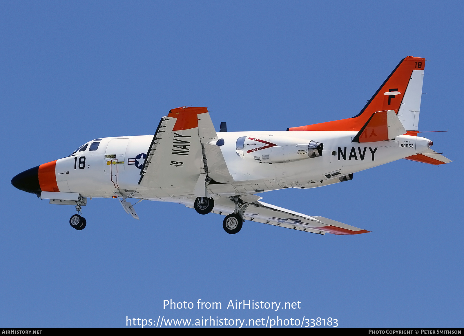 Aircraft Photo of 160053 | North American Rockwell T-39G | USA - Navy | AirHistory.net #338183