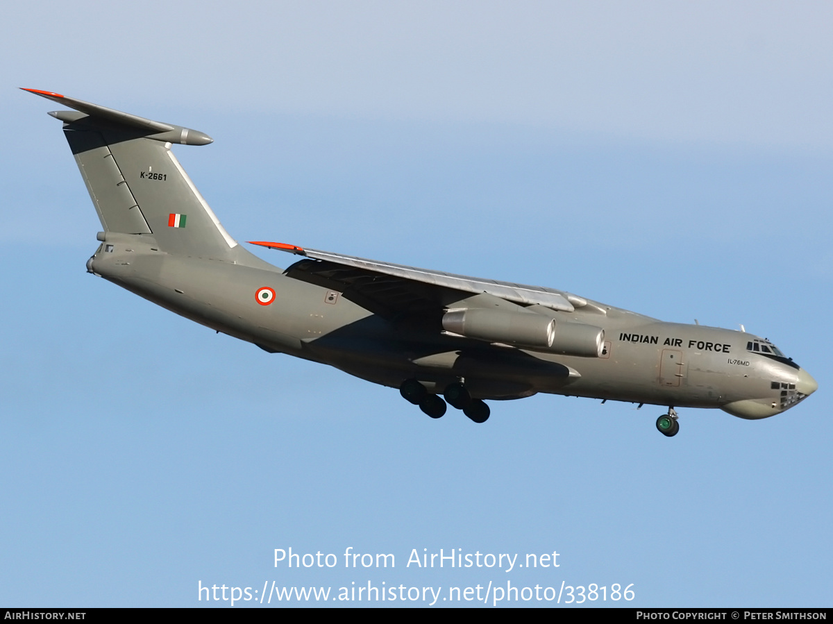 Aircraft Photo of K2661 | Ilyushin Il-76MD Gajaraj | India - Air Force | AirHistory.net #338186