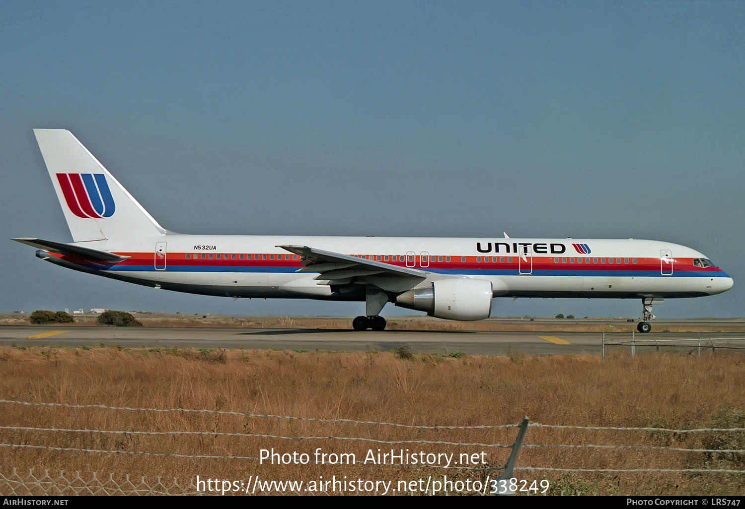 Aircraft Photo of N532UA | Boeing 757-222 | United Airlines | AirHistory.net #338249