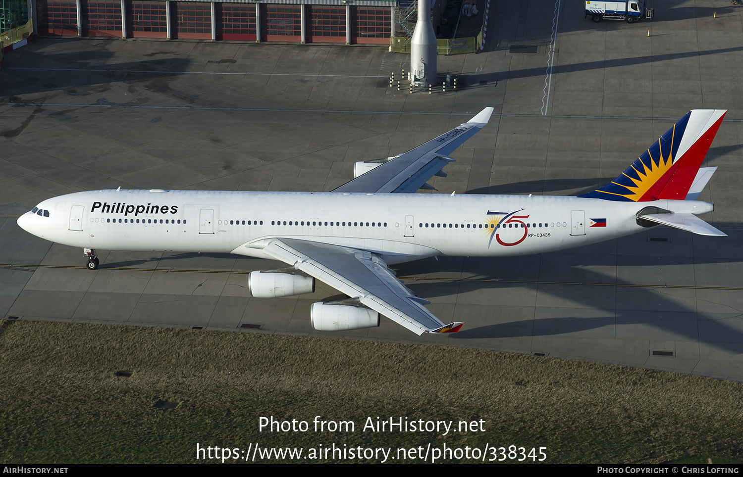 Aircraft Photo of RP-C3439 | Airbus A340-313X | Philippine Airlines | AirHistory.net #338345