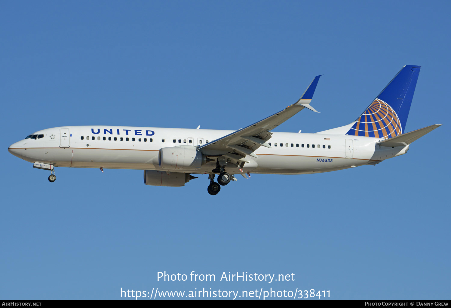 Aircraft Photo of N76533 | Boeing 737-824 | United Airlines | AirHistory.net #338411