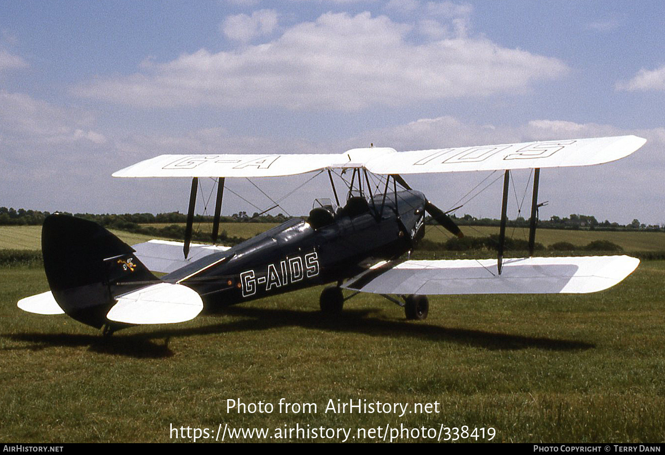 Aircraft Photo of G-AIDS | De Havilland D.H. 82A Tiger Moth II | AirHistory.net #338419