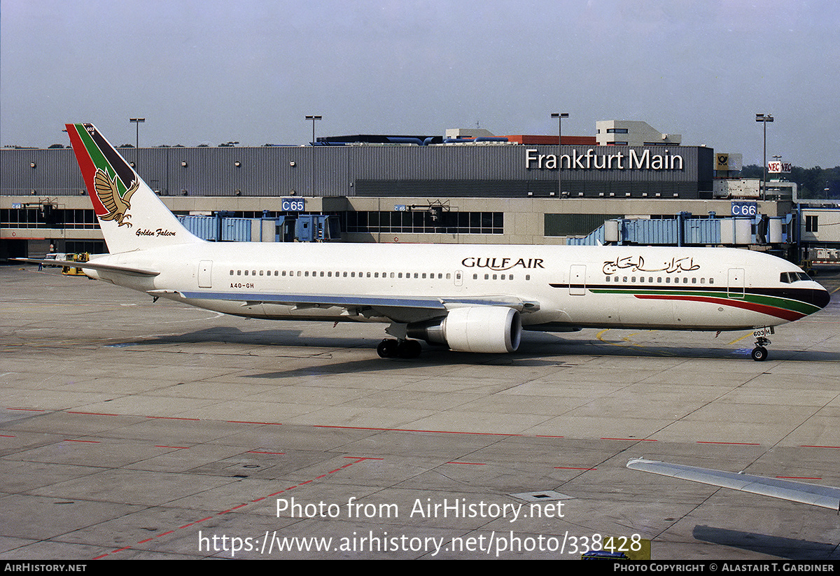 Aircraft Photo of A4O-GH | Boeing 767-3P6/ER | Gulf Air | AirHistory.net #338428