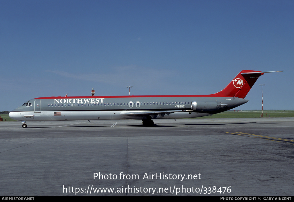 Aircraft Photo of N763NC | McDonnell Douglas DC-9-51 | Northwest Airlines | AirHistory.net #338476