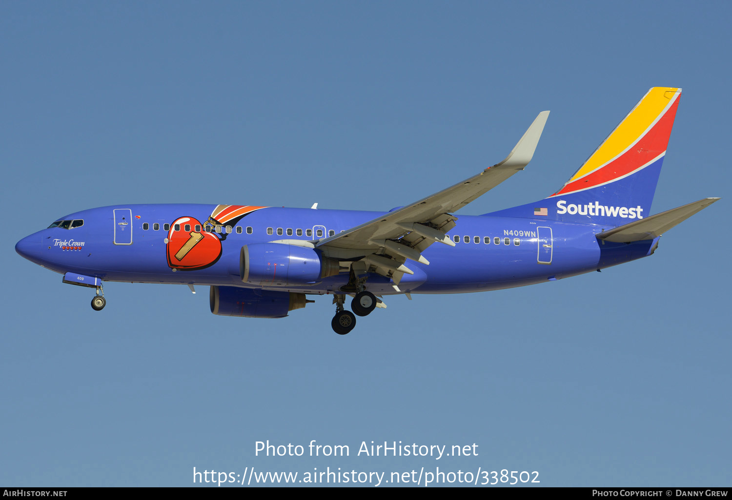 Aircraft Photo of N409WN | Boeing 737-7H4 | Southwest Airlines | AirHistory.net #338502