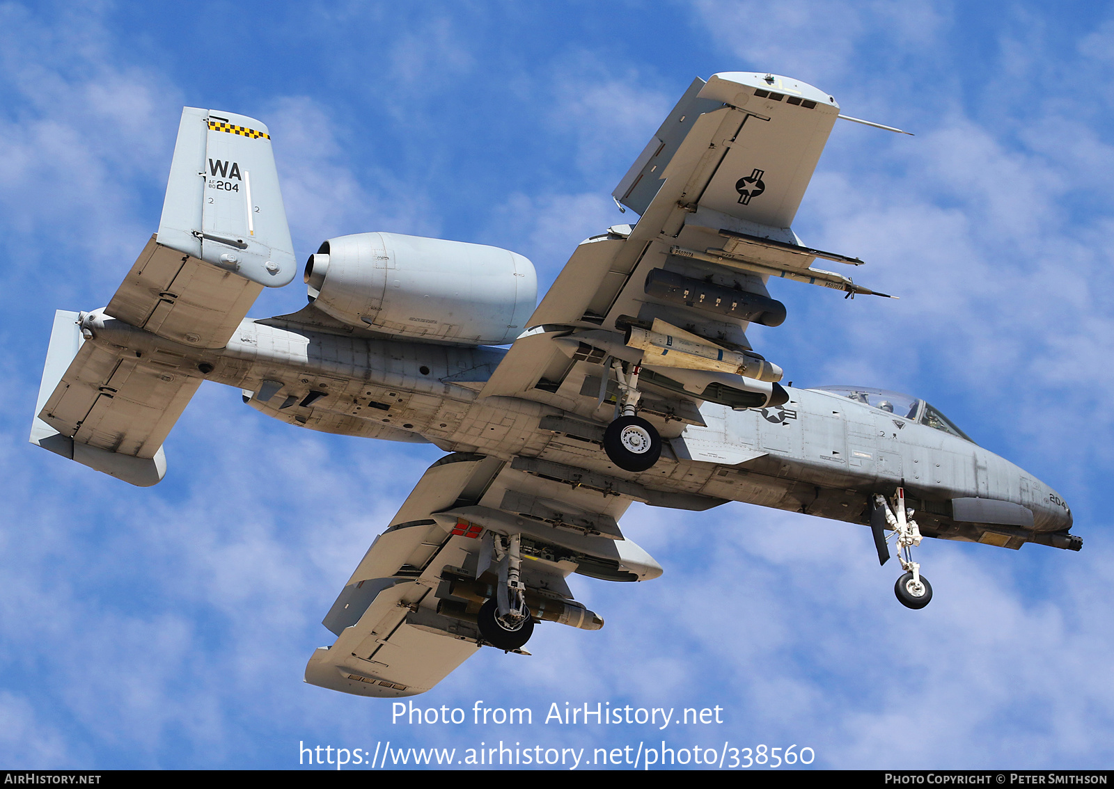 Aircraft Photo of 80-0204 | Fairchild A-10C Thunderbolt II | USA - Air Force | AirHistory.net #338560