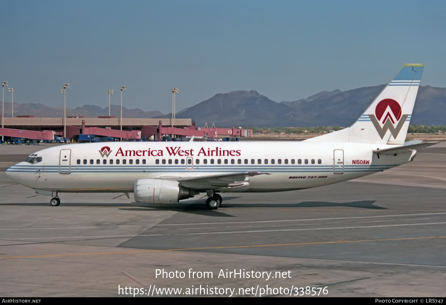 Aircraft Photo of N150AW | Boeing 737-3G7 | America West Airlines | AirHistory.net #338576