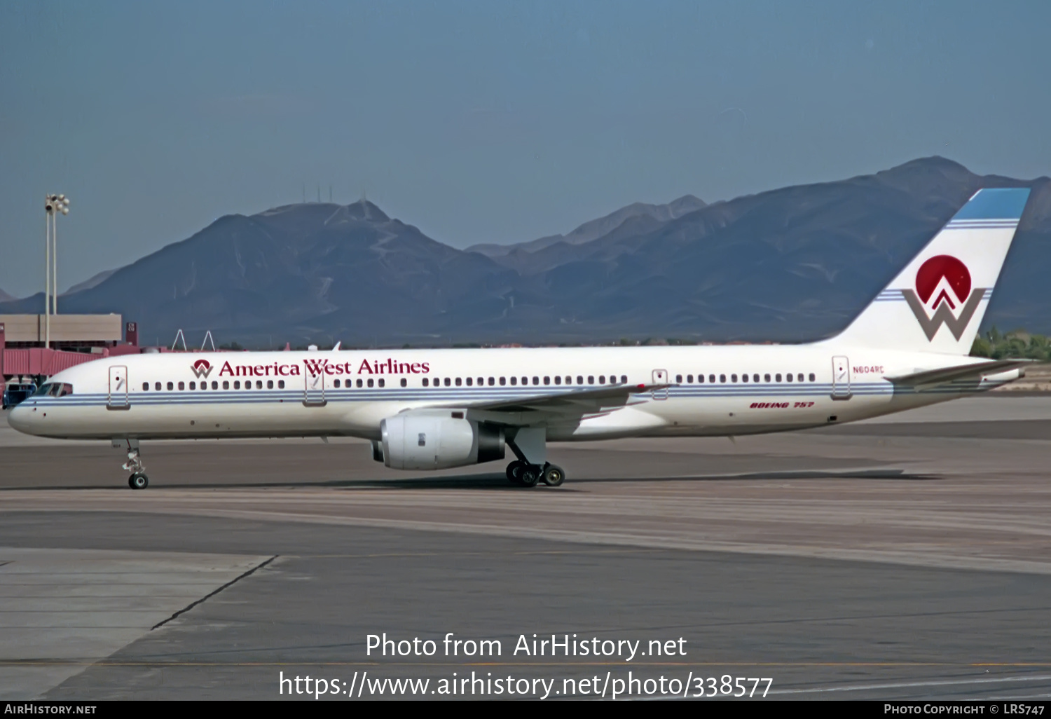 Aircraft Photo of N604RC | Boeing 757-2S7 | America West Airlines | AirHistory.net #338577