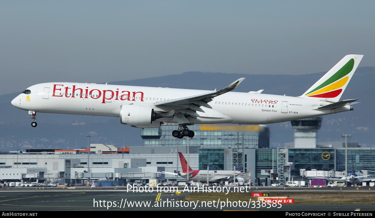 Aircraft Photo of ET-AUA | Airbus A350-941 | Ethiopian Airlines | AirHistory.net #338585