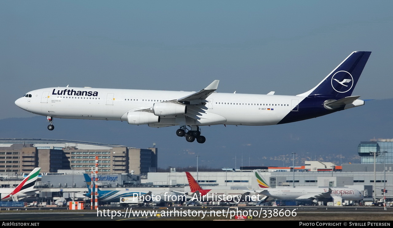 Aircraft Photo of D-AIGT | Airbus A340-313X | Lufthansa | AirHistory.net #338606