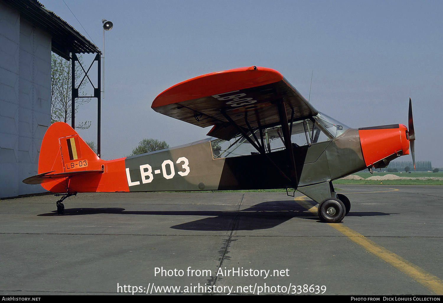 Aircraft Photo of LB-03 | Piper L-21B Super Cub | Belgium - Air Force | AirHistory.net #338639