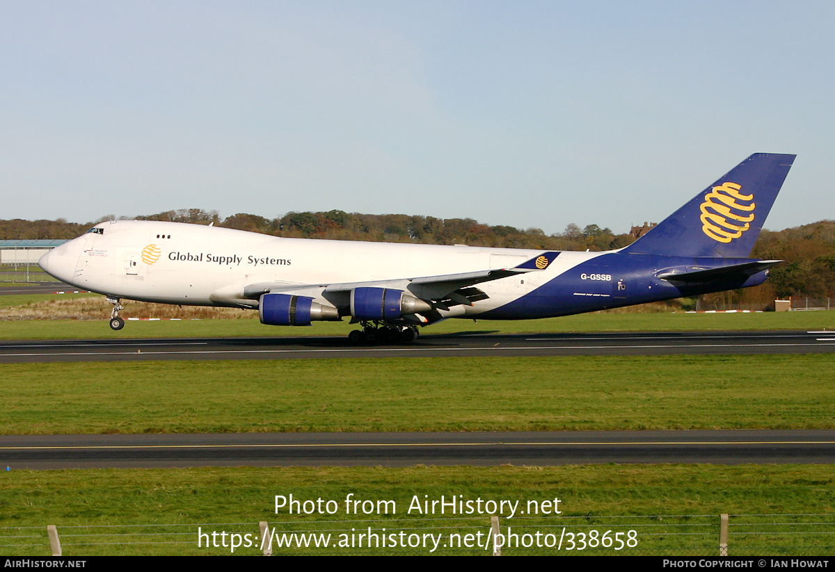 Aircraft Photo of G-GSSB | Boeing 747-47UF/SCD | Global Supply Systems | AirHistory.net #338658