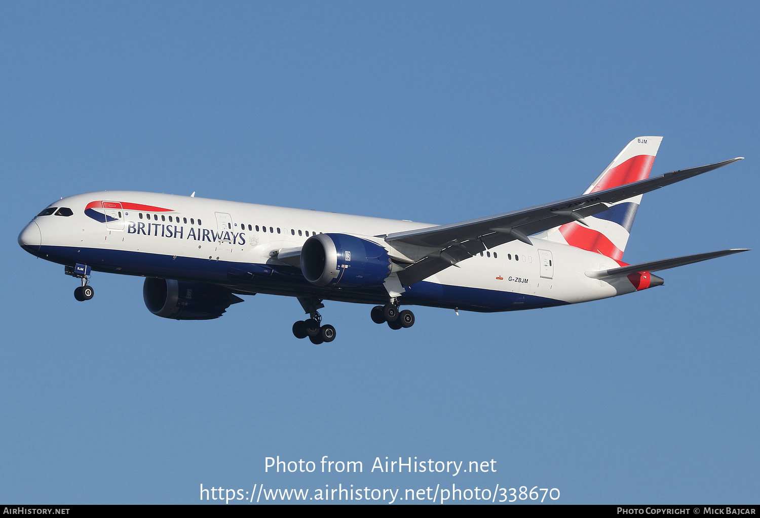 Aircraft Photo of G-ZBJM | Boeing 787-8 Dreamliner | British Airways | AirHistory.net #338670