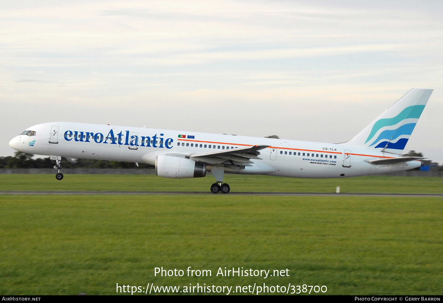 Aircraft Photo of CS-TLX | Boeing 757-2G5 | Euro Atlantic Airways | AirHistory.net #338700