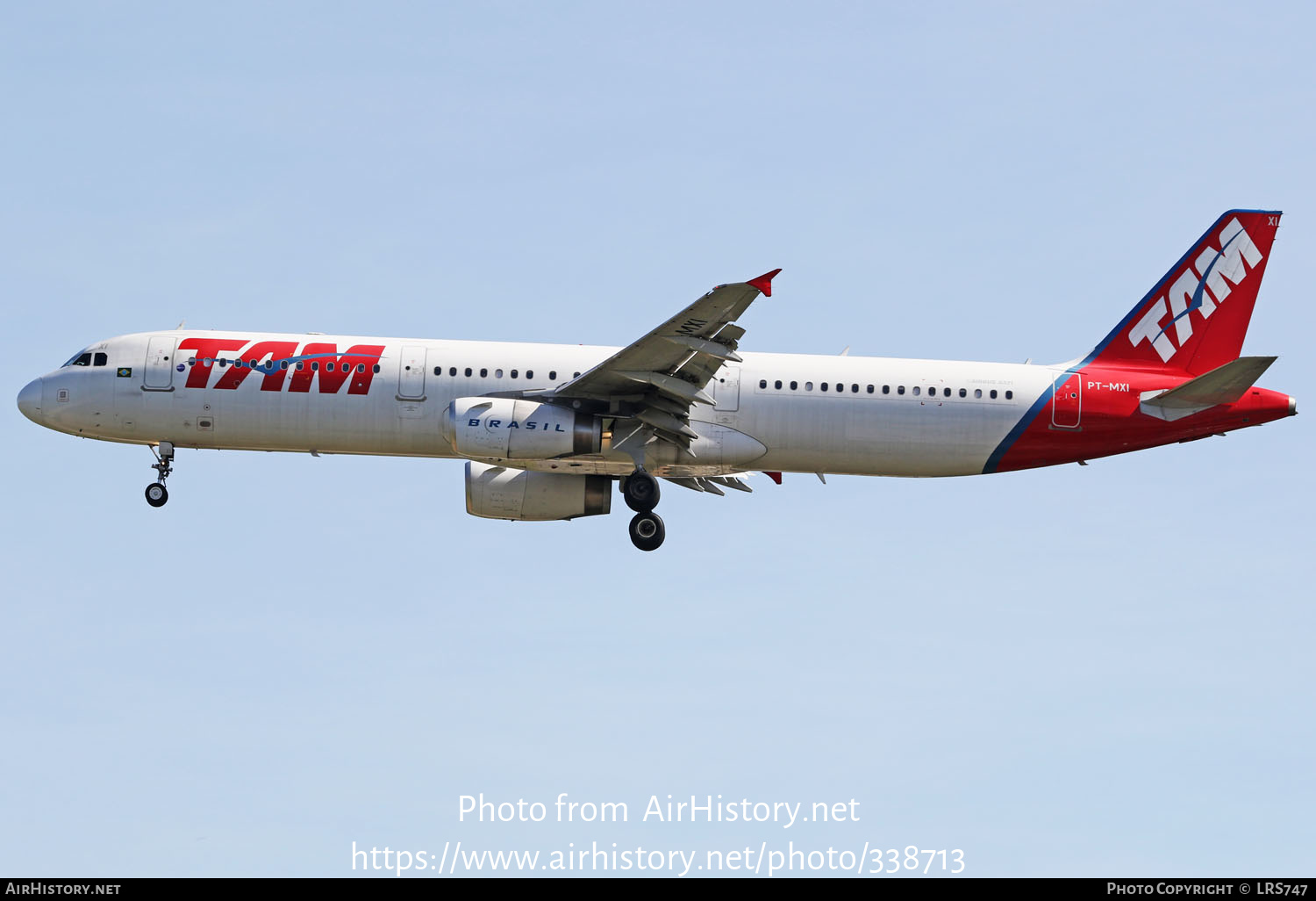 Aircraft Photo of PT-MXI | Airbus A321-231 | TAM Linhas Aéreas | AirHistory.net #338713