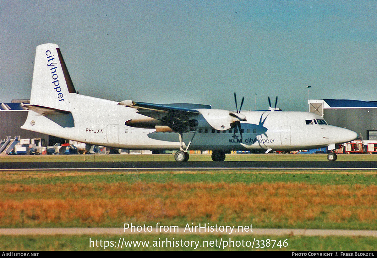 Aircraft Photo of PH-JXK | Fokker 50 | KLM Cityhopper | AirHistory.net #338746