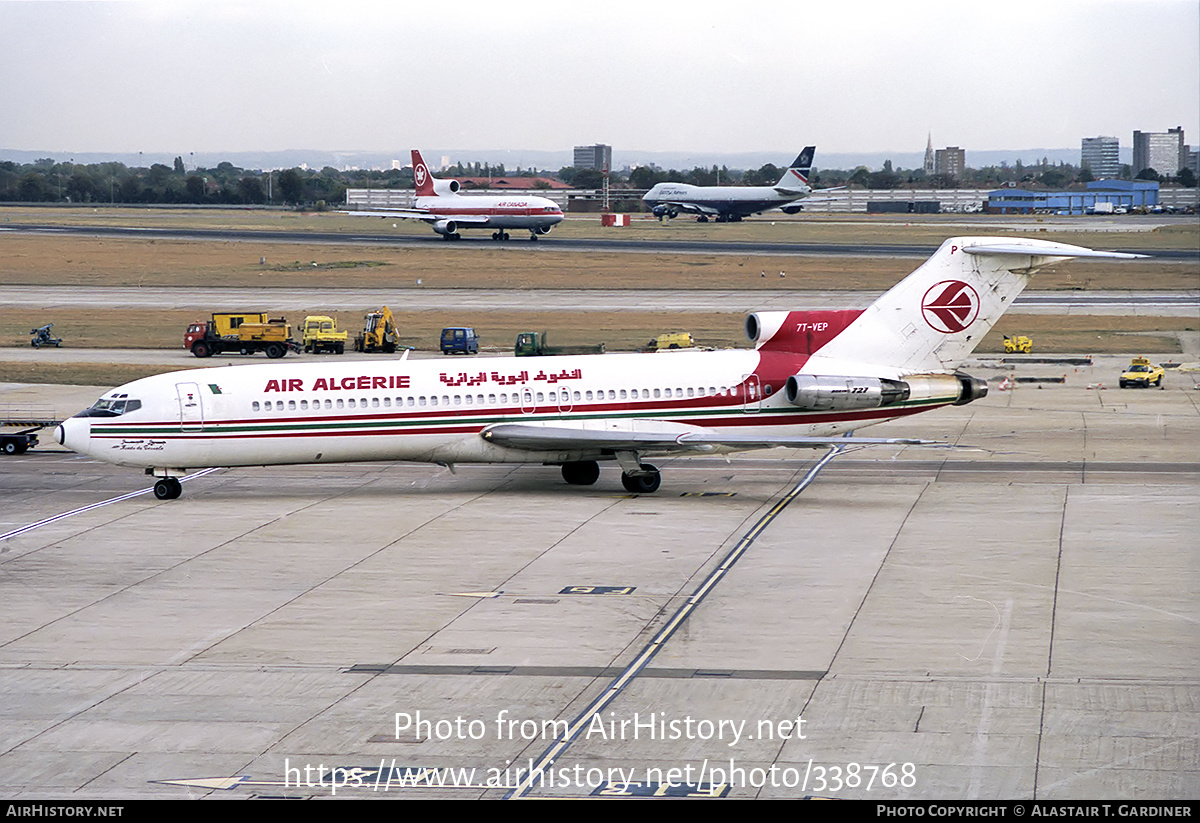 Aircraft Photo of 7T-VEP | Boeing 727-2D6/Adv | Air Algérie | AirHistory.net #338768