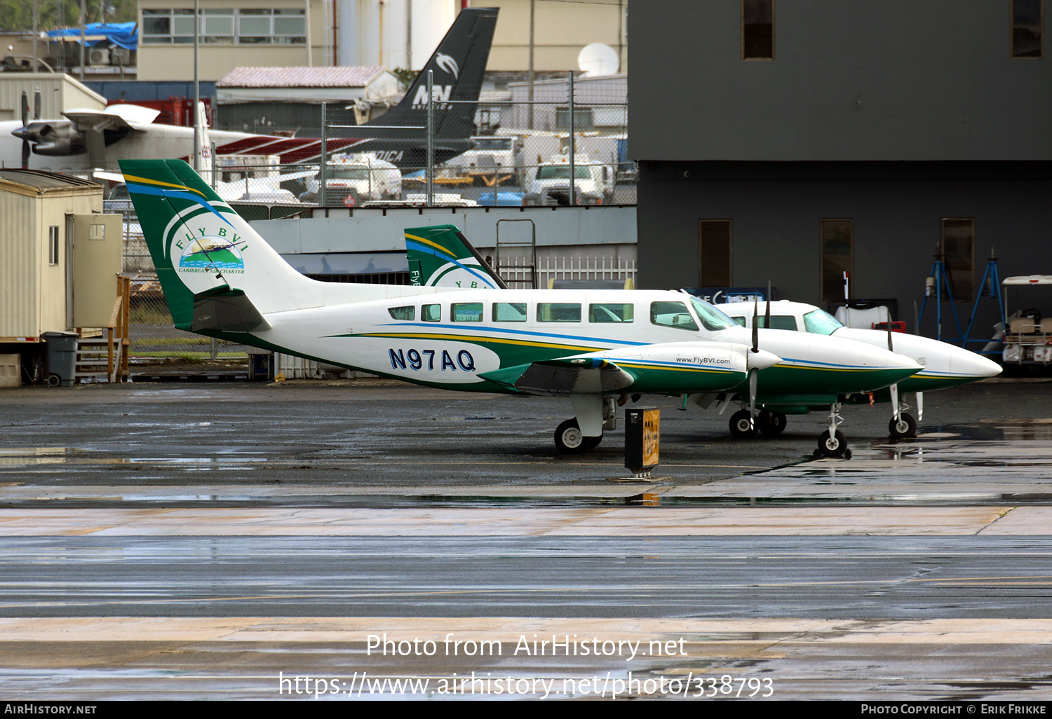 Aircraft Photo of N97AQ | Cessna 404 Titan | Fly BVI Caribbean Air Charter | AirHistory.net #338793