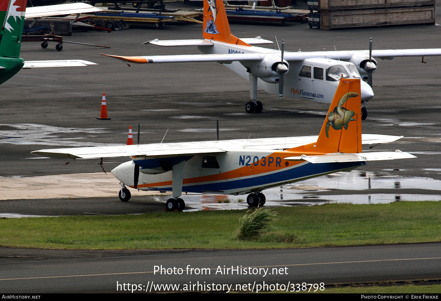 Aircraft Photo of N203PR | Pilatus Britten-Norman BN-2B-26 Islander | Air Flamenco | AirHistory.net #338798