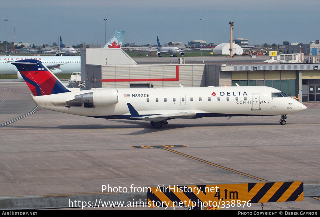 Aircraft Photo of N8930E | Bombardier CRJ-200LR (CL-600-2B19) | Delta Connection | AirHistory.net #338876