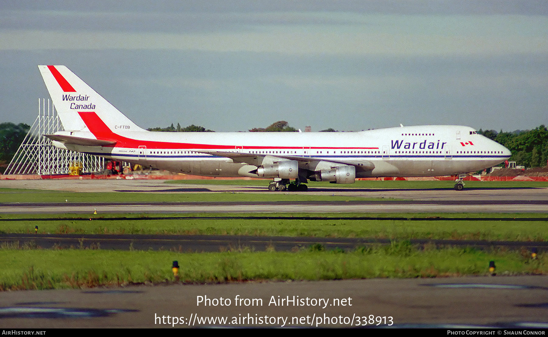 Aircraft Photo of C-FTOB | Boeing 747-133 | Wardair Canada | AirHistory.net #338913