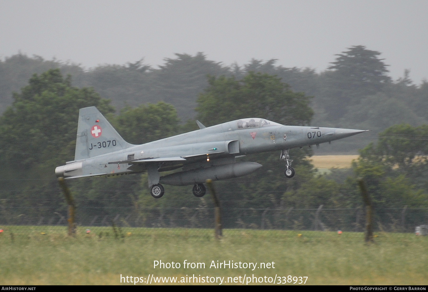 Aircraft Photo of J-3070 | Northrop F-5E Tiger II | Switzerland - Air Force | AirHistory.net #338937