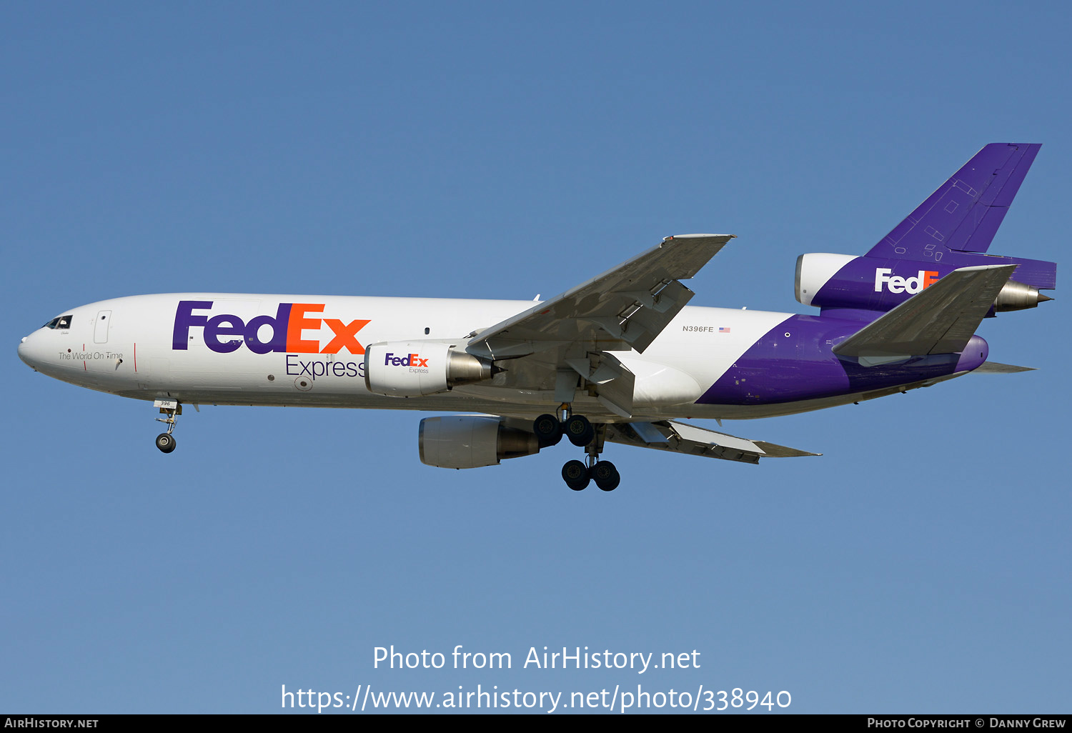 Aircraft Photo of N396FE | Boeing MD-10-10F | FedEx Express - Federal Express | AirHistory.net #338940