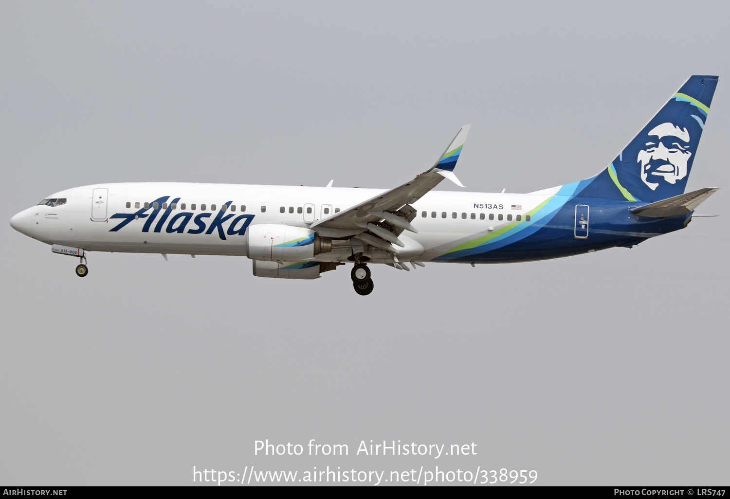 Aircraft Photo of N513AS | Boeing 737-890 | Alaska Airlines | AirHistory.net #338959