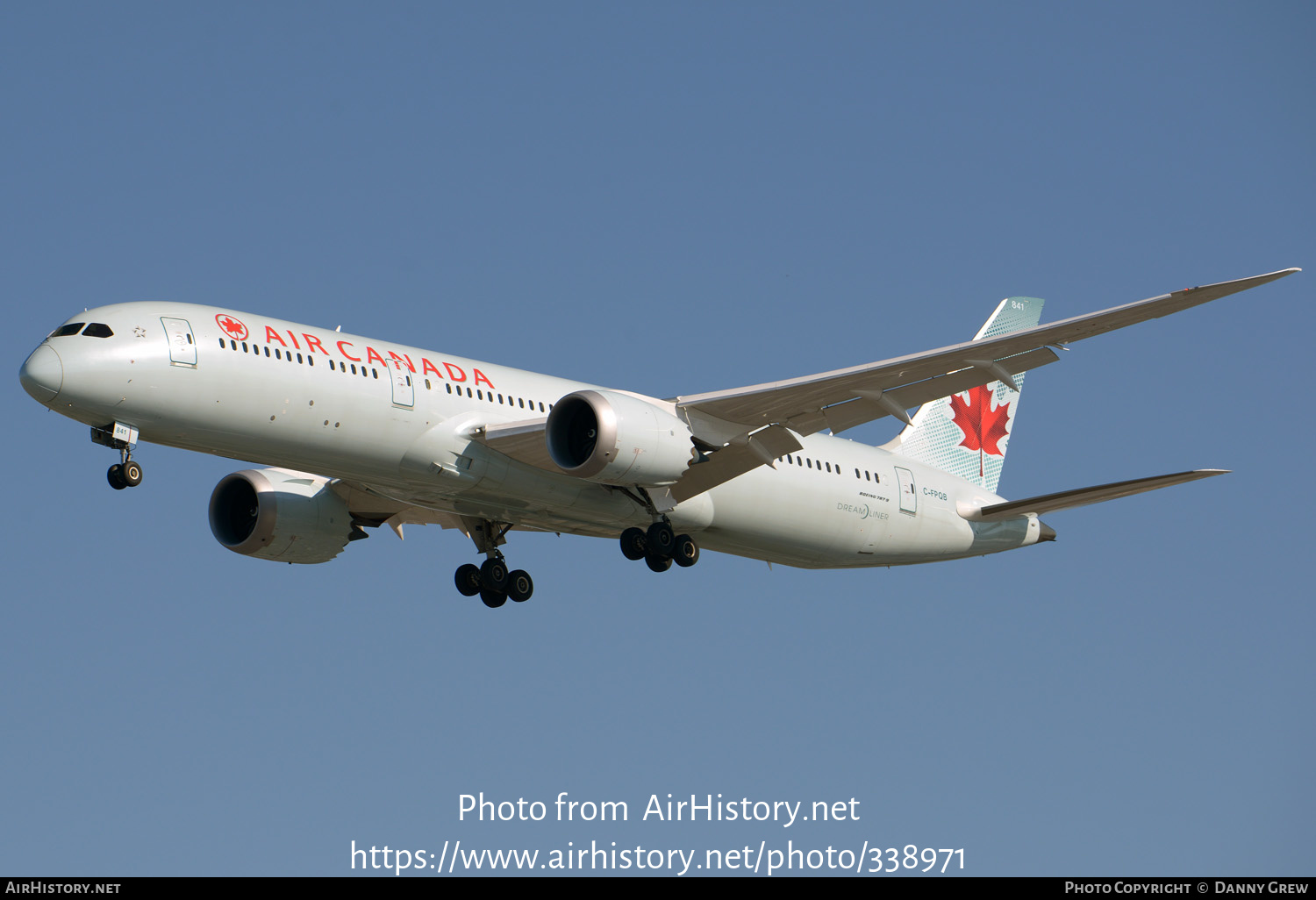 Aircraft Photo of C-FPQB | Boeing 787-9 Dreamliner | Air Canada | AirHistory.net #338971