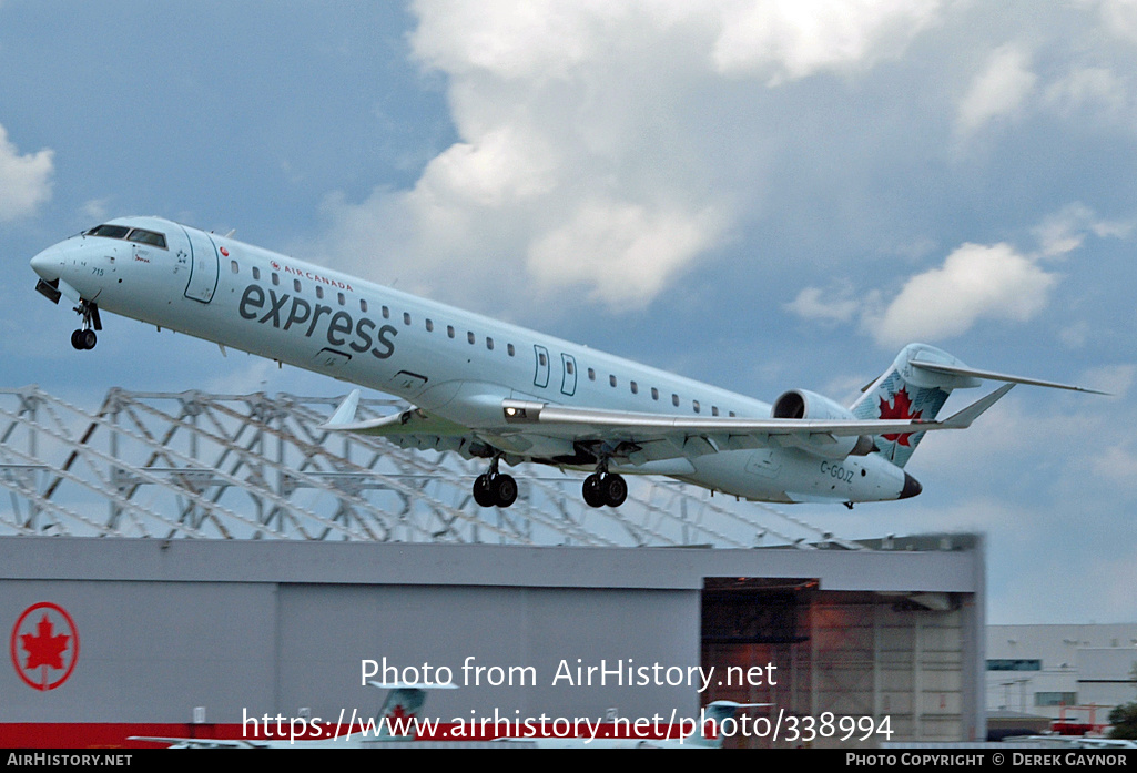 Aircraft Photo of C-GOJZ | Bombardier CRJ-705ER (CL-600-2D15) | Air Canada Express | AirHistory.net #338994