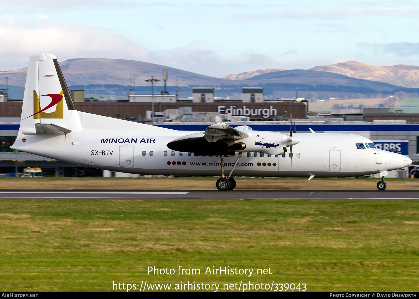 Aircraft Photo of SX-BRV | Fokker 50 | Minoan Air | AirHistory.net #339043