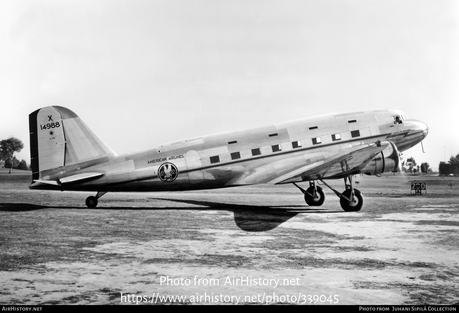 Aircraft Photo of NX14988 | Douglas DST-144 | American Airlines | AirHistory.net #339045