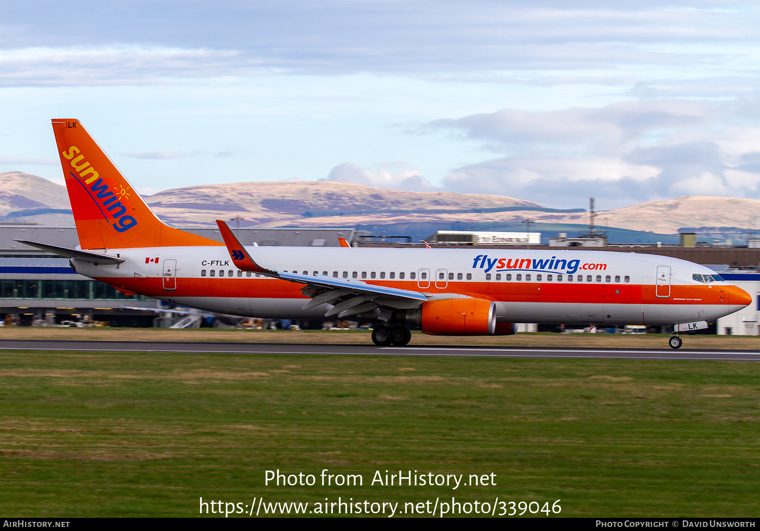 Aircraft Photo of C-FTLK | Boeing 737-8K5 | Sunwing Airlines | AirHistory.net #339046