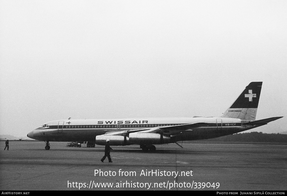 Aircraft Photo of HB-ICF | Convair 990A Coronado (30A-6) | Swissair | AirHistory.net #339049