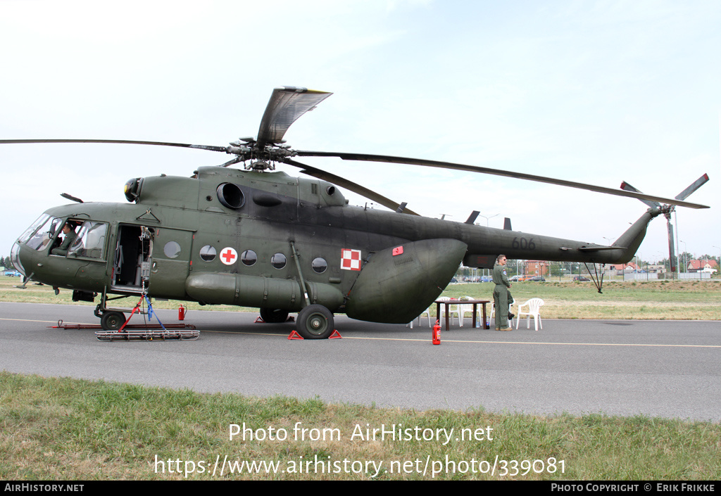 Aircraft Photo of 606 | Mil Mi-17EA | Poland - Air Force | AirHistory.net #339081