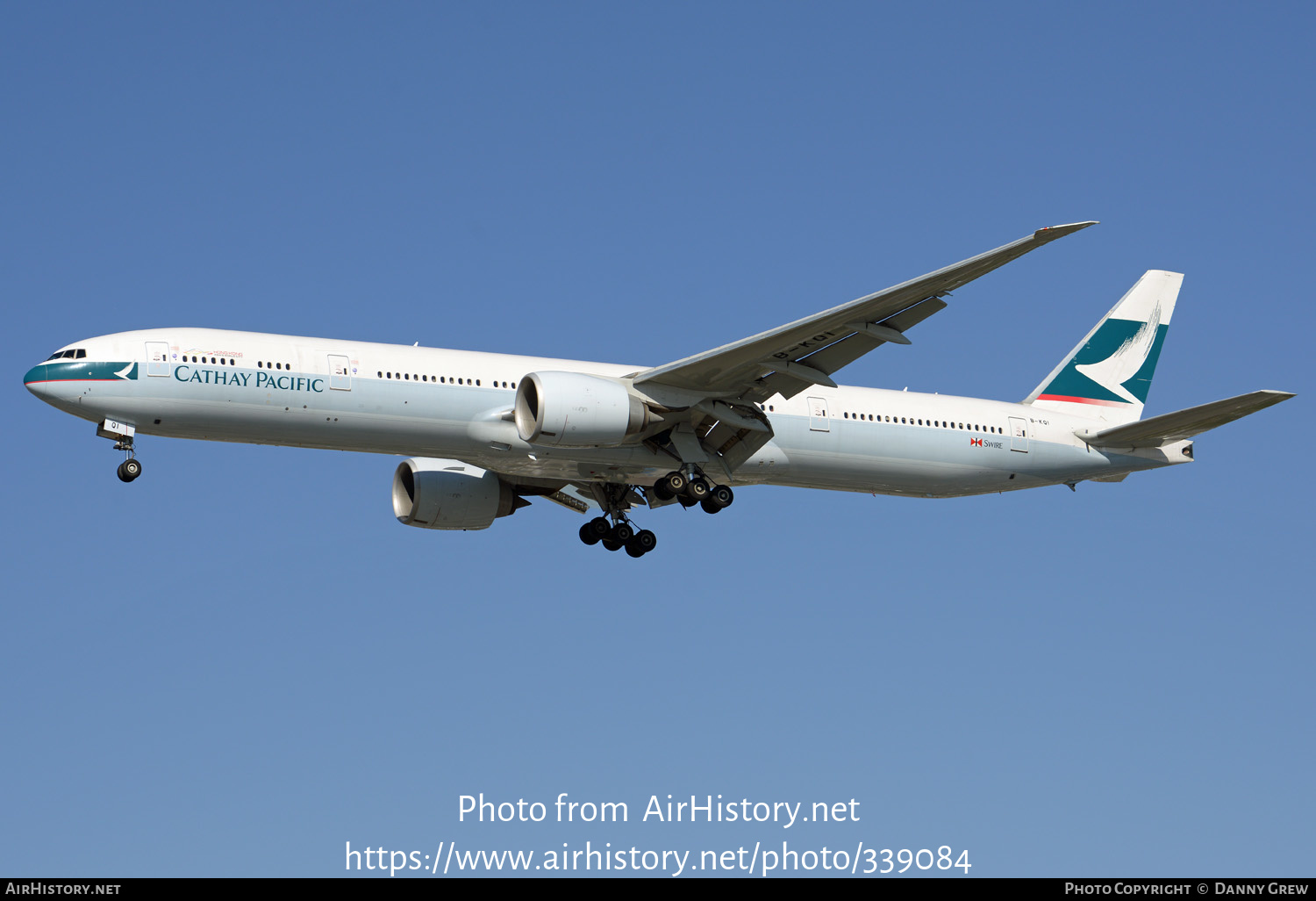 Aircraft Photo of B-KQI | Boeing 777-367/ER | Cathay Pacific