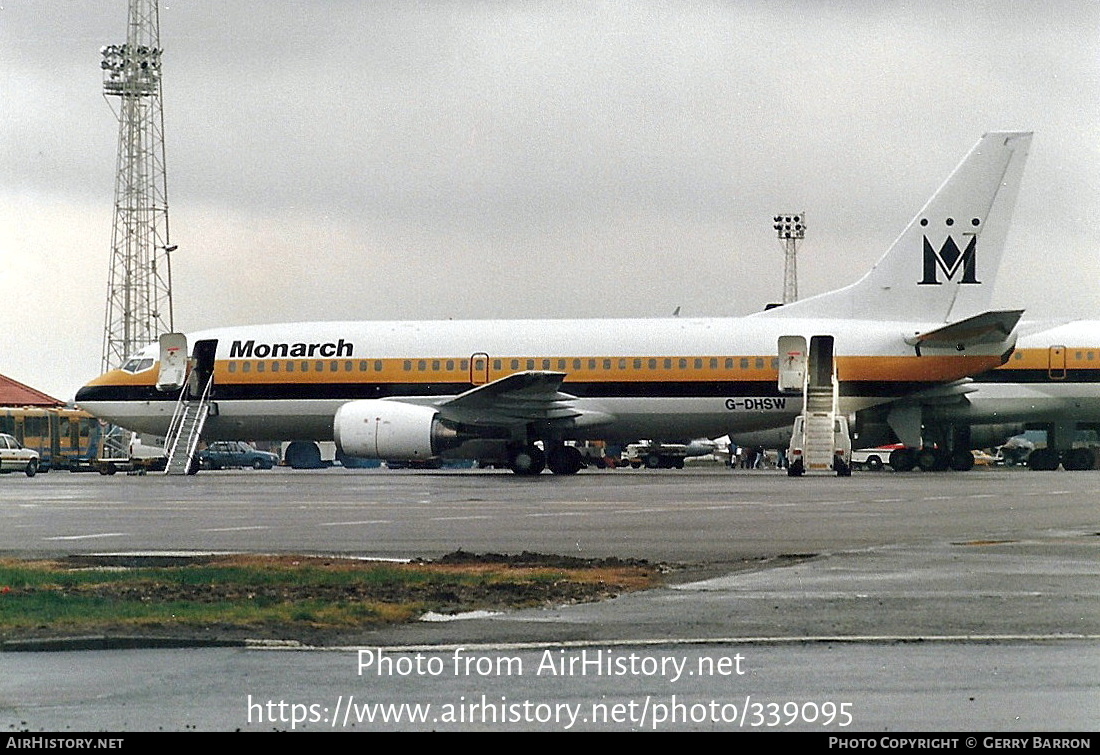 Aircraft Photo of G-DHSW | Boeing 737-3Y0 | Monarch Airlines | AirHistory.net #339095