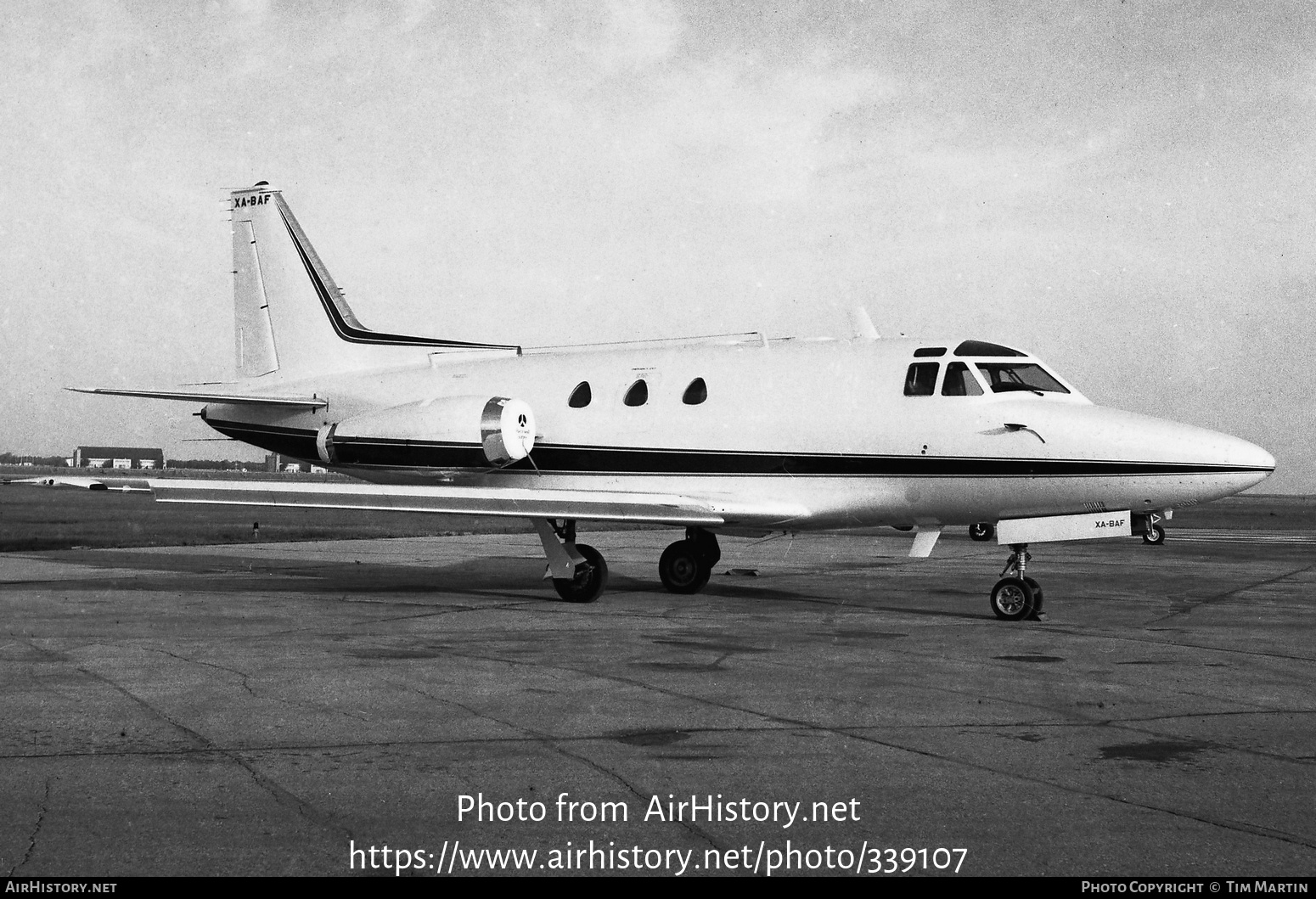 Aircraft Photo of XA-BAF | North American NA-282 Sabreliner 40A | AirHistory.net #339107