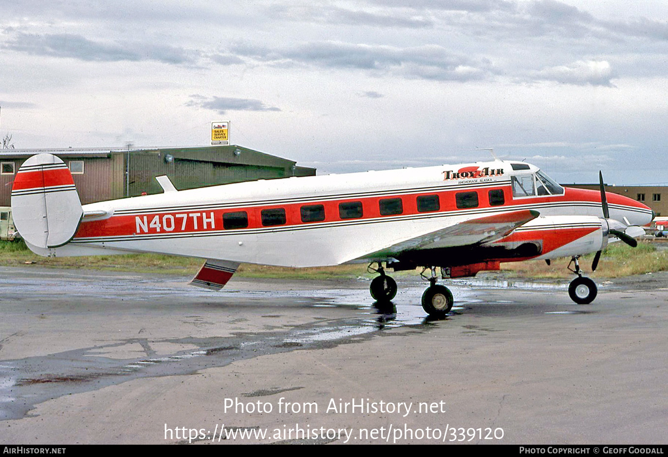 Aircraft Photo of N407TH | Volpar Turboliner | Troy Air | AirHistory.net #339120