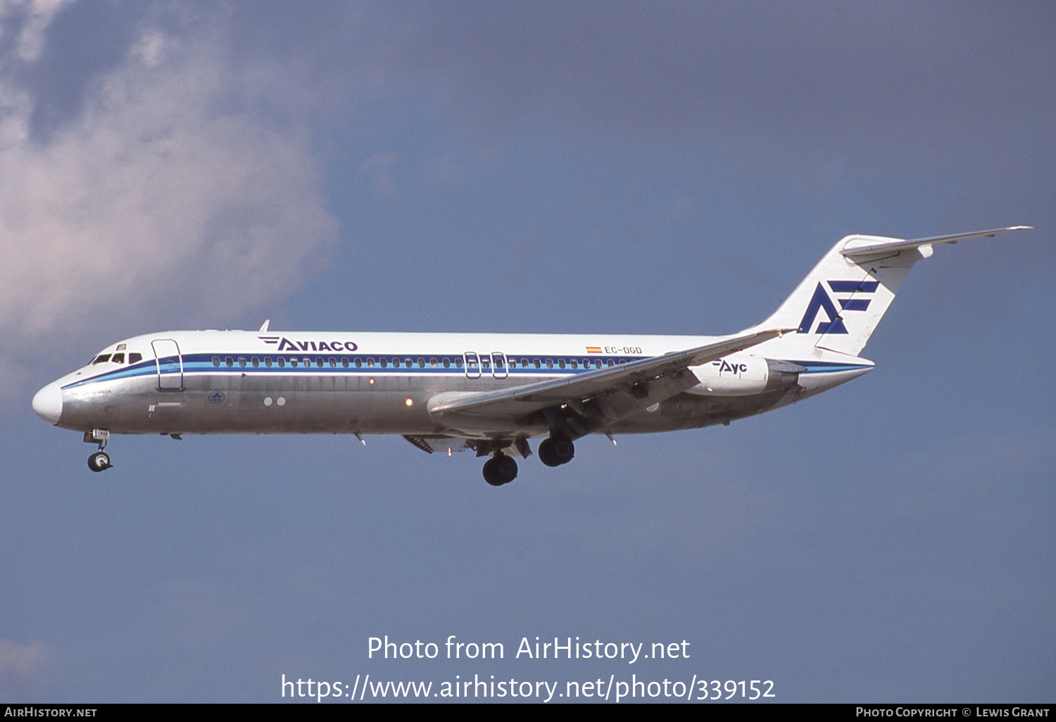 Aircraft Photo of EC-DGD | McDonnell Douglas DC-9-34 | Aviaco | AirHistory.net #339152