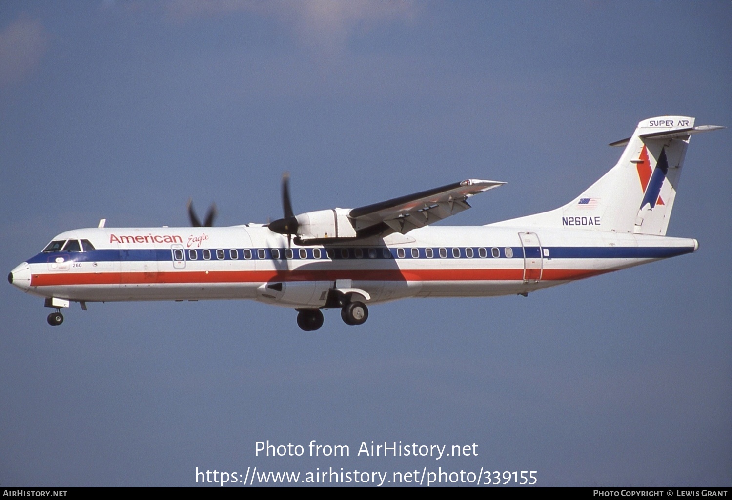 Aircraft Photo of N260AE | ATR ATR-72-202 | American Eagle | AirHistory.net #339155