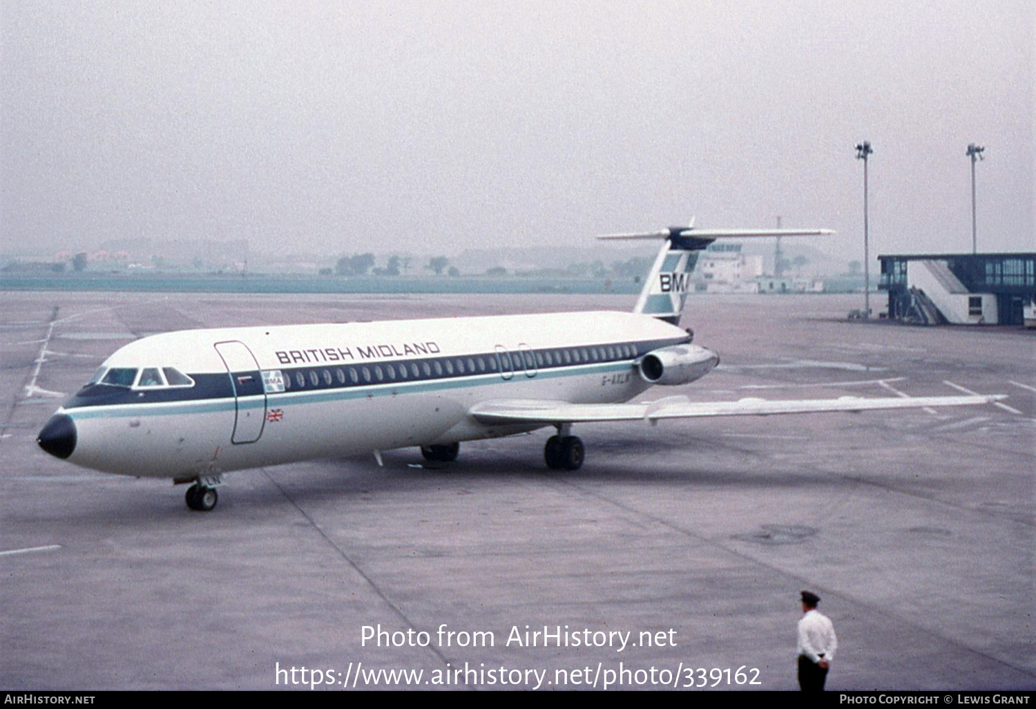 Aircraft Photo of G-AXLN | BAC 111-523FJ One-Eleven | British Midland Airways - BMA | AirHistory.net #339162